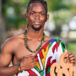 Parure homme pierre naturelle BERLI vert et doré Orichic Design973